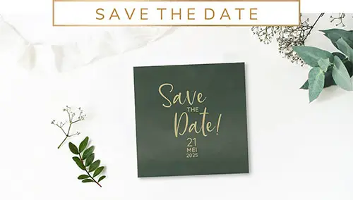 Save the date kaarten