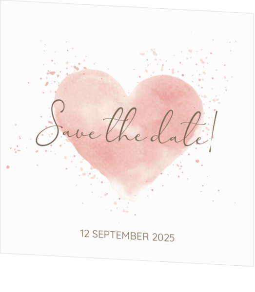 Save/Change the date kaarten - trouwkaart 202000-01