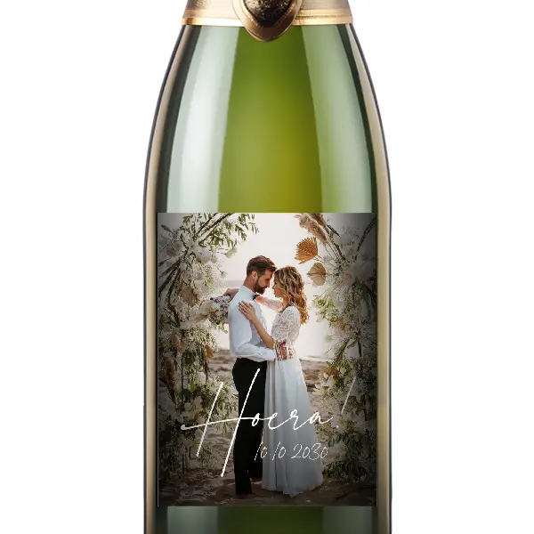 Wijnetiket met Eigen Foto | Hoera! Design