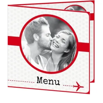 Menukaart - Vliegticket 1260094