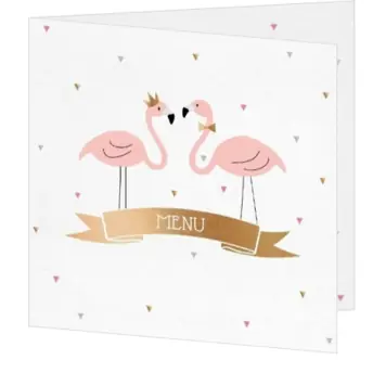 Menukaart - We flamin-go together AVA70014