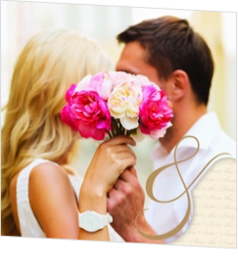 Romantische trouwkaarten - trouwkaart 1240866
