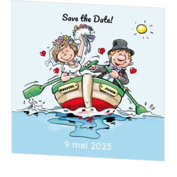 Save the Date - Huwelijksbootje