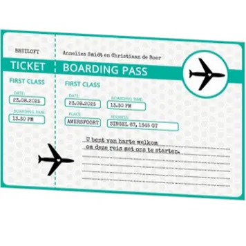 Vliegticket 126010BEA