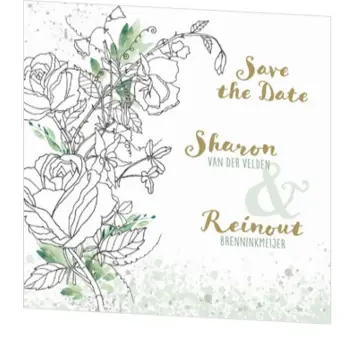 Save the Date - Stijlvolle rozen