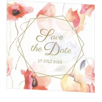 Save the Date - Veldbloemen