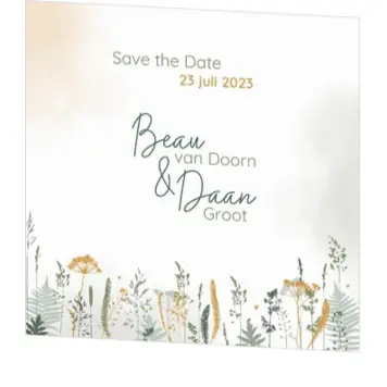 Save the Date - Romantisch Botanisch 