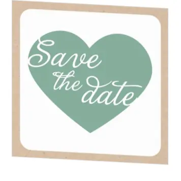 Save the date Mr & Mrs kraft