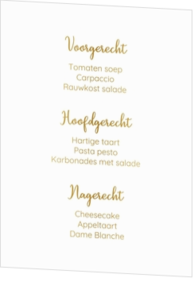 Menukaarten voor jullie bruiloft - trouwkaart LCT303_mk
