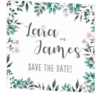 Save the date Botanical