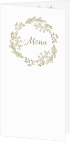 Menukaarten voor jullie bruiloft - trouwkaart LCT143_mk