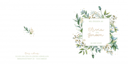 Bruiloft uitnodigingen collectie - trouwkaart 212006-00