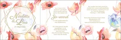 Huwelijkskaart - Veldbloemen