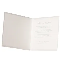 Trouwkaart Romantische print