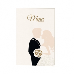 Menukaarten voor jullie bruiloft - trouwkaart 725693