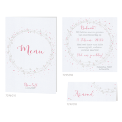 Romantische trouwkaarten - trouwkaart 729210