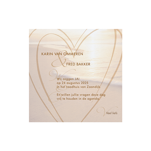 Belarto Celebrate Love - trouwkaart 7295013