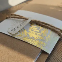 Trouwkaart Gouden varens