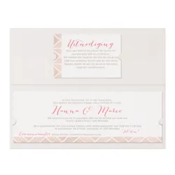Trouwkaart Stijlvolle Clutch