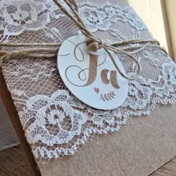 Trouwkaart Stoer en elegant