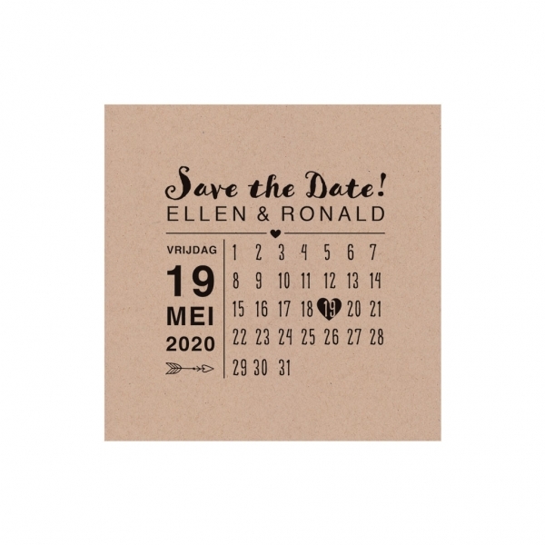 Save/Change the date kaarten - trouwkaart 728503