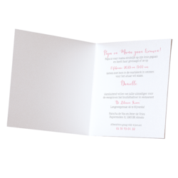 Bruiloft uitnodigingen collectie - trouwkaart 729210-11