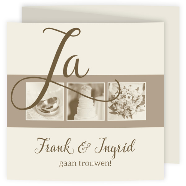 La Carte Trouwcollectie - trouwkaart T015