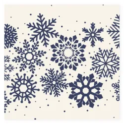 Trouwkaart winter blauw save the date kaart