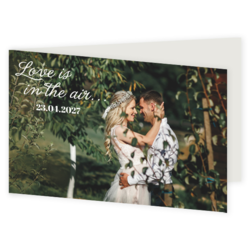 Bedankkaartjes voor jullie bruiloft - trouwkaart LCT173_bk