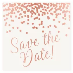 Save the date rose stippen