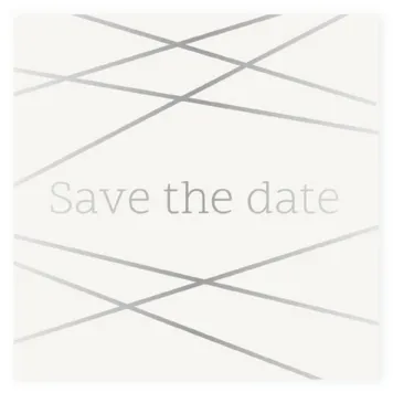 Save the date strepen
