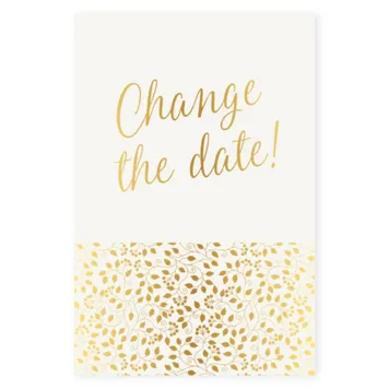Change the date kaart staand