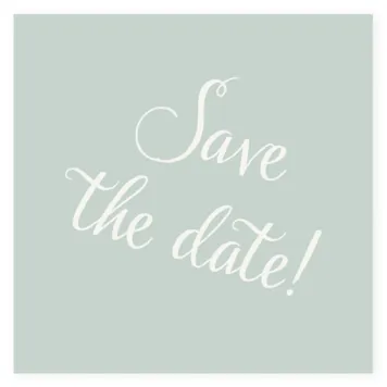 Save the date oud groen
