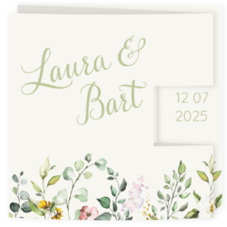 Bruiloft uitnodigingen collectie - trouwkaart LCT265