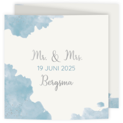 Bruiloft uitnodigingen collectie - trouwkaart LCT284