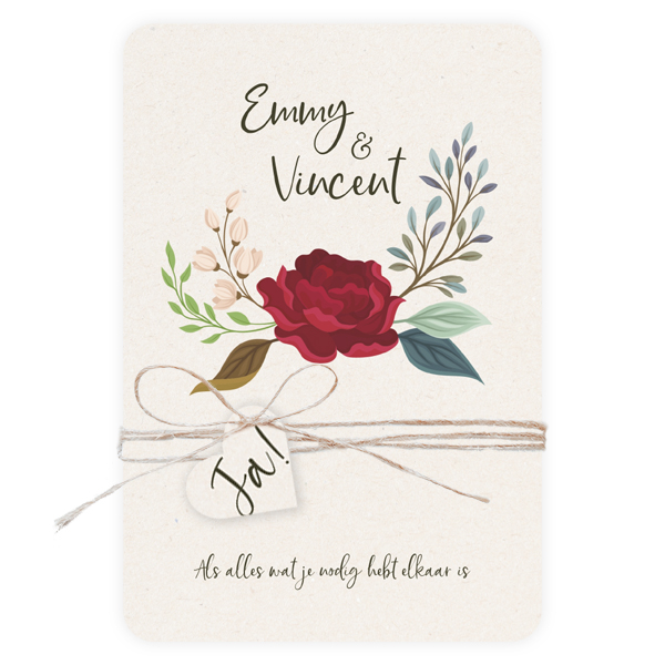 Rode roos - Emmy & Vincent
