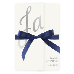 Bruiloft uitnodigingen collectie - trouwkaart LCT300