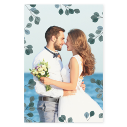 Bedankkaartjes voor jullie bruiloft - trouwkaart LCT336_bk