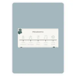 Trouwkaart blaadjes met fotostrip