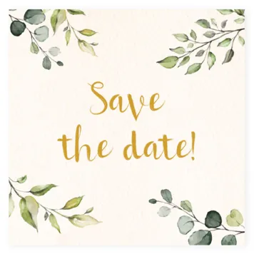 Save the date kaart bladeren