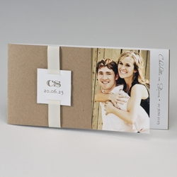 Trouwkaarten met een eigen foto - trouwkaart 108033
