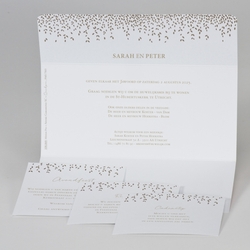 Bruiloft uitnodigingen collectie - trouwkaart 108069
