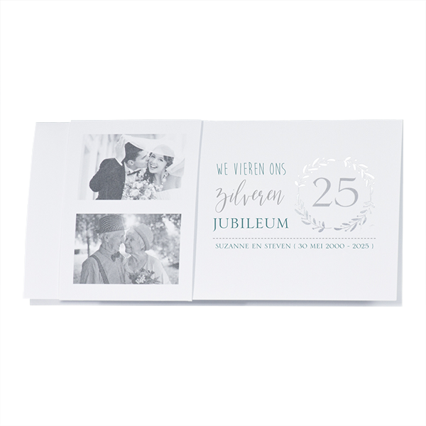 Jubileumkaarten - trouwkaart 108302