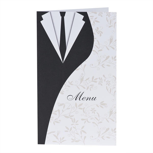 Menukaarten voor jullie bruiloft - trouwkaart 208055