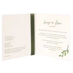 Bruiloft uitnodigingen collectie - trouwkaart LCM588