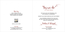 Bruiloft uitnodigingen collectie - trouwkaart 222002-00