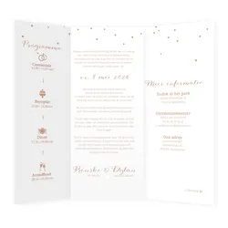 Zwart met Rosefolie - Softtouch