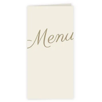 Menukaart parelmoerpapier