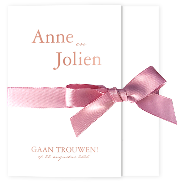 Boekje rosefolie - Anne&Jolien