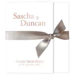Boekje rosefolie - Sascha&Duncan